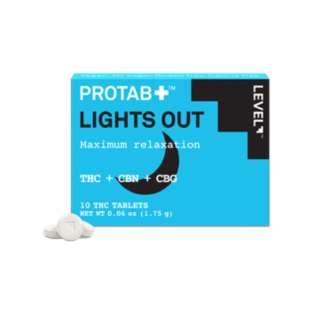 PROTAB+ LIGHTS OUT [10pk] (200mg D9 THC/100mg CBN/50mg CBG)