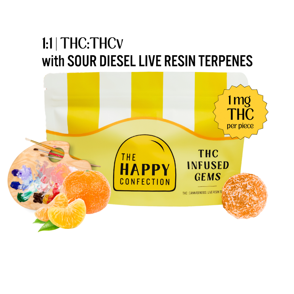 The Happy Confection - Creative Clementine (S) Gummies (5mg THC 5.37mg THCV 20pk) C0060000346