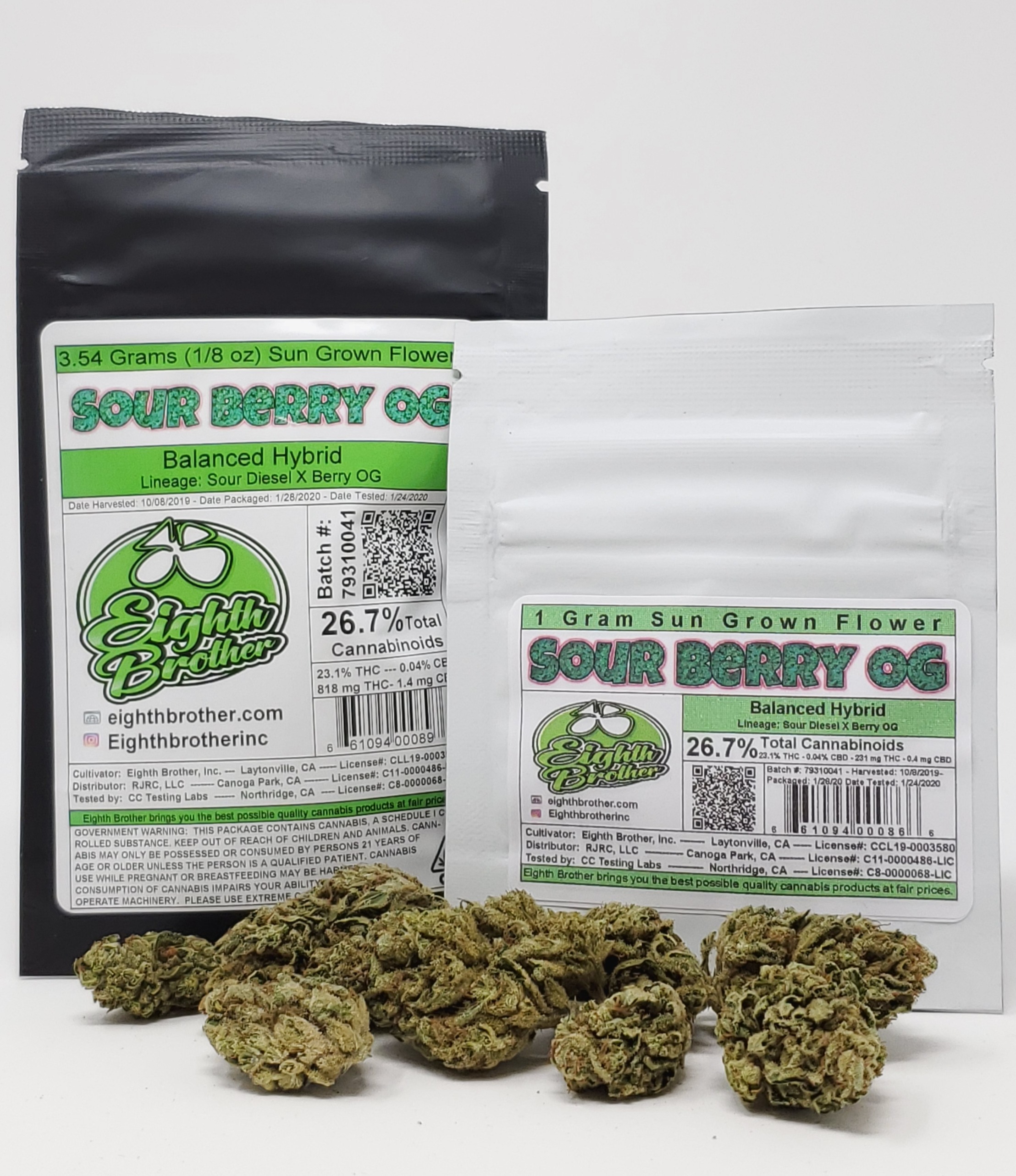 Buy Eighth Brother Sour Berry OG - Cookies Mission Valley Dispensary