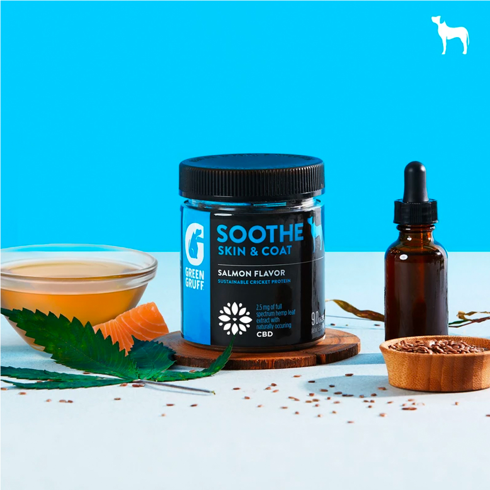 Soothe [90pk] Green Gruff CBD Pet Chews Jane