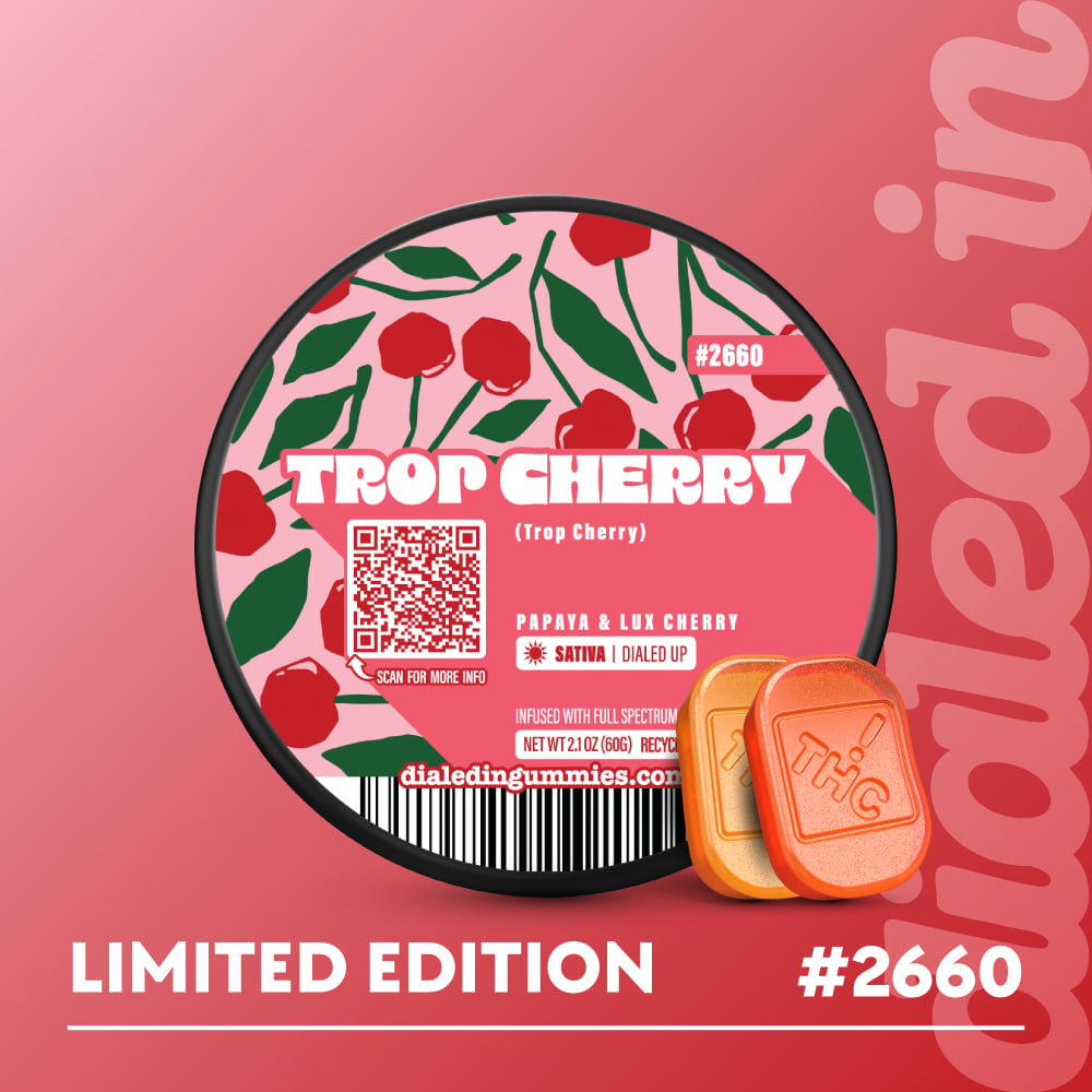 100mg - Trop Cherry #2660 - Rosin Gummies (10pk)