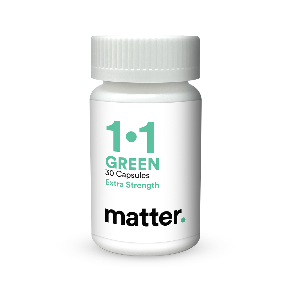 1:1 Green Extra Strength Capsules 30-pack
