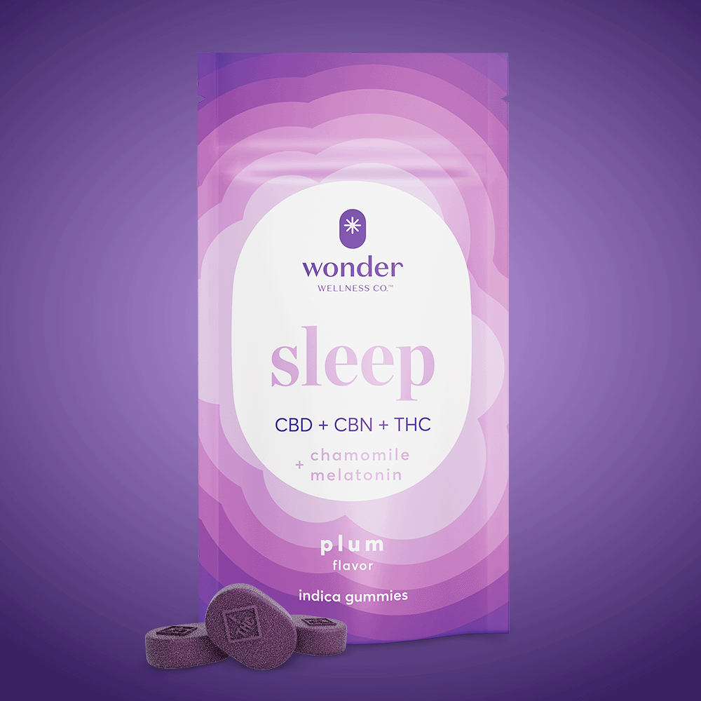 20 Mg Thc Gummies For Sleep *Wonder | Sleep 1:1:1 Plum Gummies [20pk] (100mg CBD/110mg THC/100mgCBN
