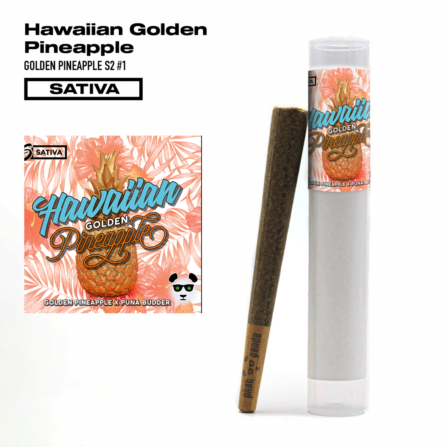 Hawaiian Golden Pineapple Pre-Roll 1g