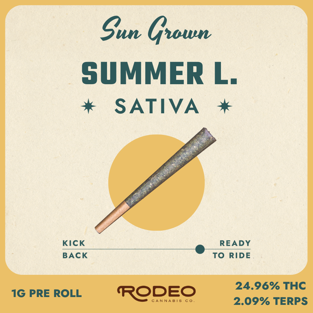 Rodeo Cannabis - Summer L. (S) 1g Pre-Roll 1pk (1g) C0070000406