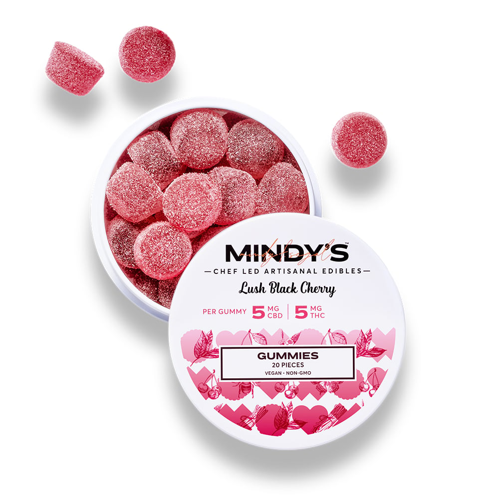 1:1 Lush Black Cherry [20pk] (100mg CBD/100mg THC)