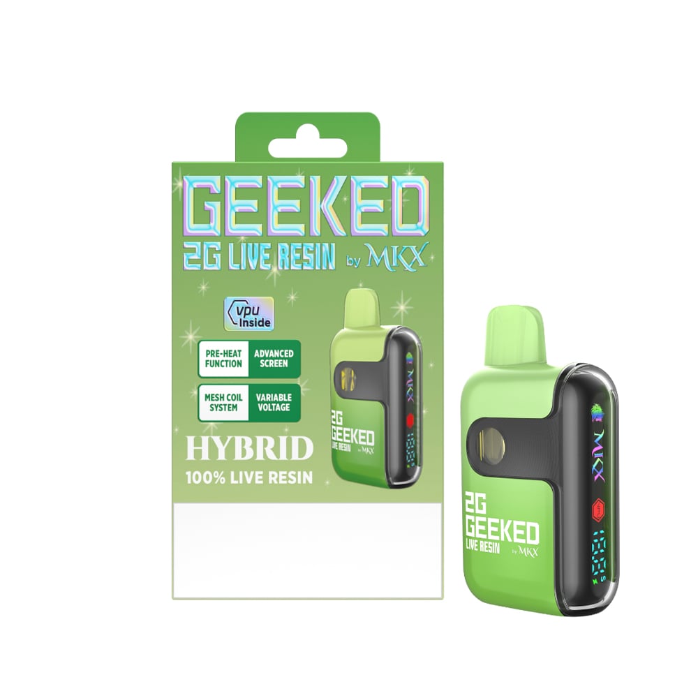 Geeked By MKX - 2g Live Resin Disposable - Gremlin - Hybrid