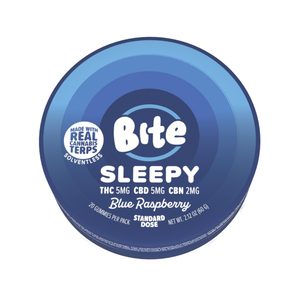 B Sleepy - Blue Raspberry [20pk] (100mg THC/100mg CBD/40mg CBC)
