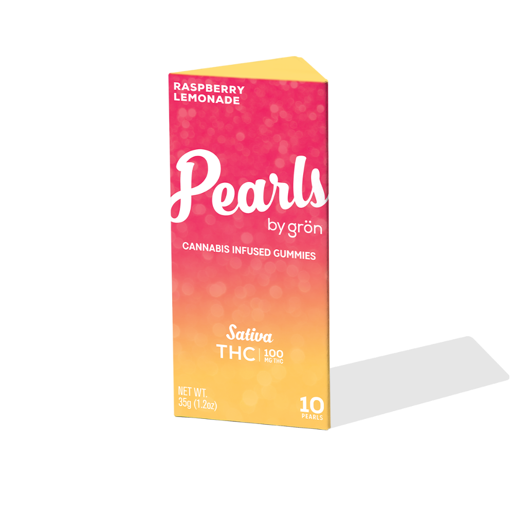 THC Raspberry Lemonade Pearls - Sativa (100mg) view 2