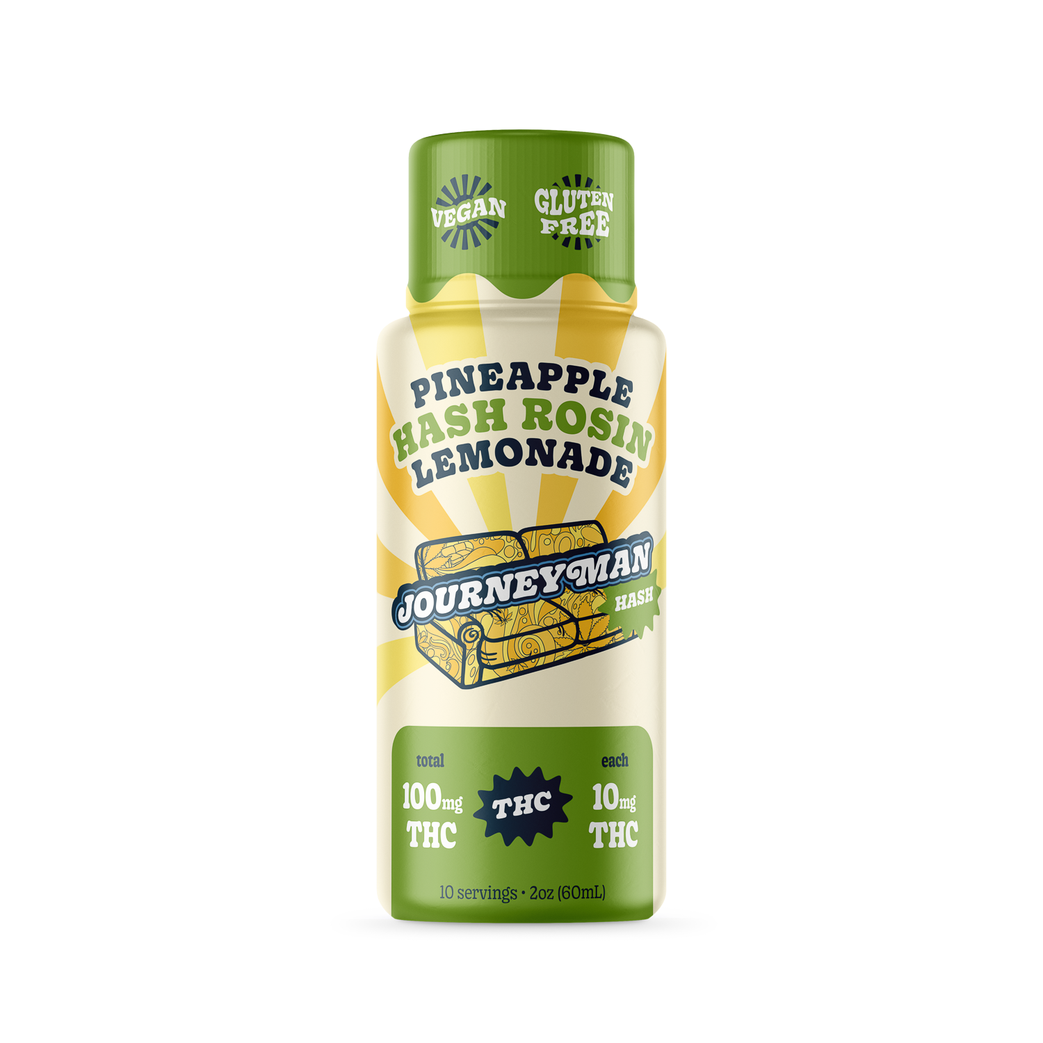 Pineapple Hash Rosin Lemonade [2oz] (100mg)