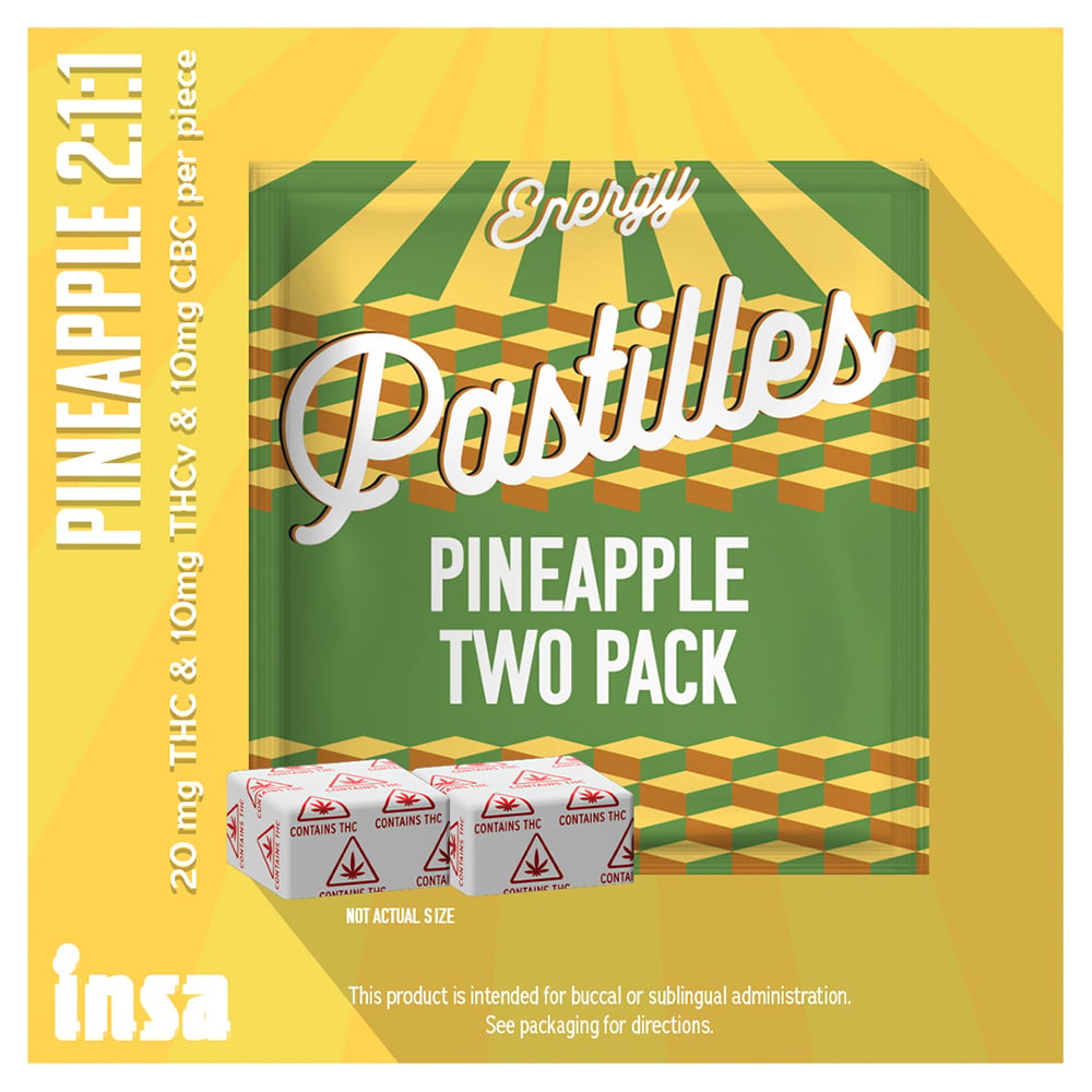 Pineapple (2:1:1) [2pk] (40mg THC/20mg THCv/20mg CBC)
