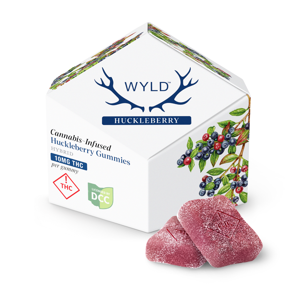 WYLD - HUCKLEBERRY - GUMMIES - [100MG] - 10PK - HYBRID