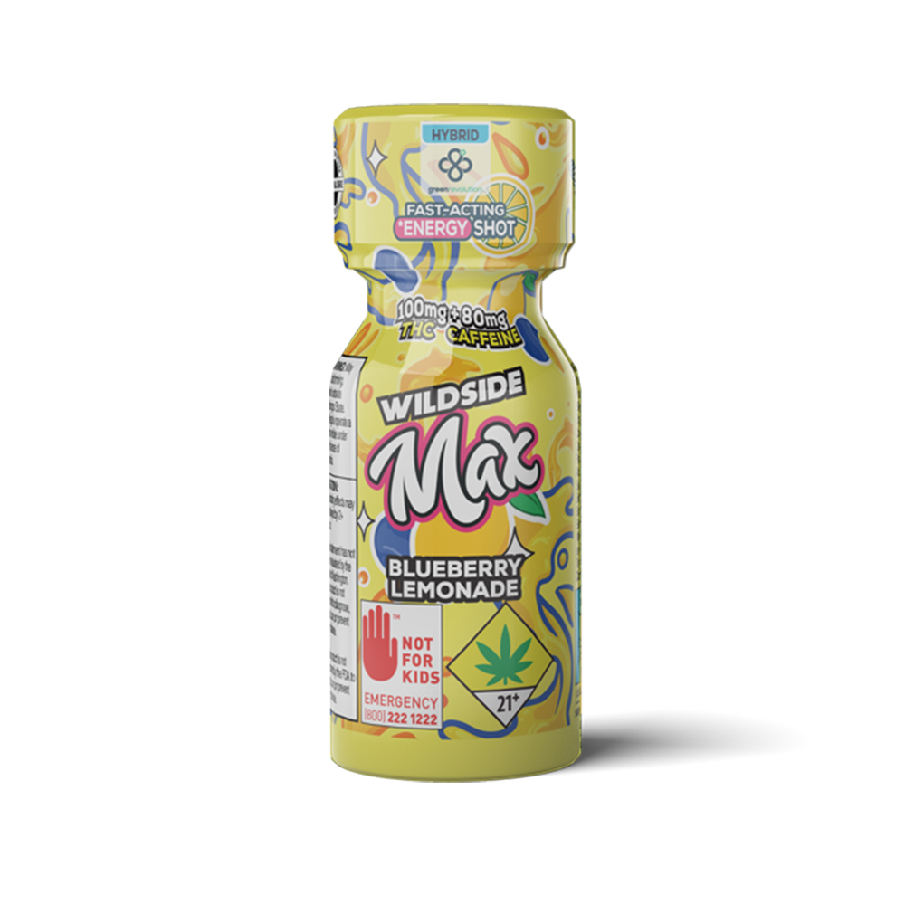 Blueberry Lemonade - THC Elevate [2oz] (100mg THC/80mg Caffeine)