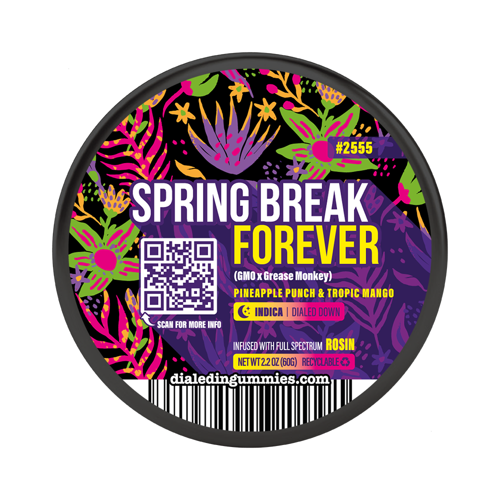 100mg - Spring Break Forever #2555 - Rosin Gummies (10pk)