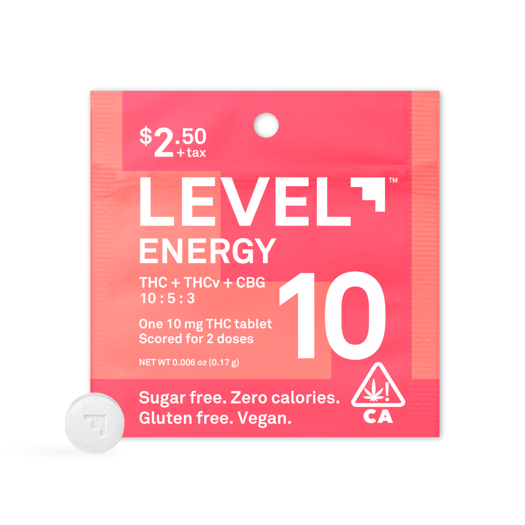 LEVEL 10 Energy [1pk] (10mg THC/5mg THCv/3mg CBG)
