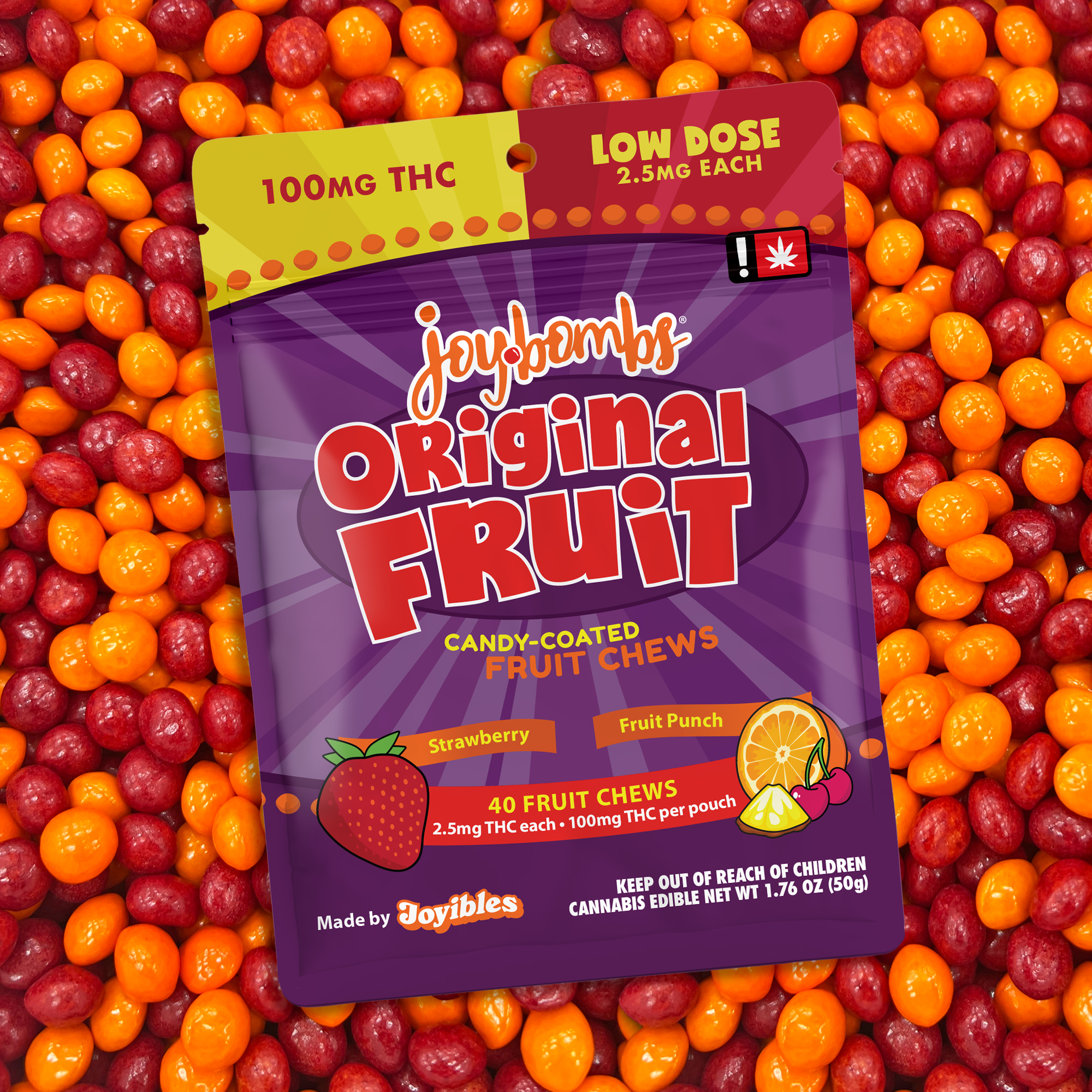 Joy Bombs Original Fruit / Ea