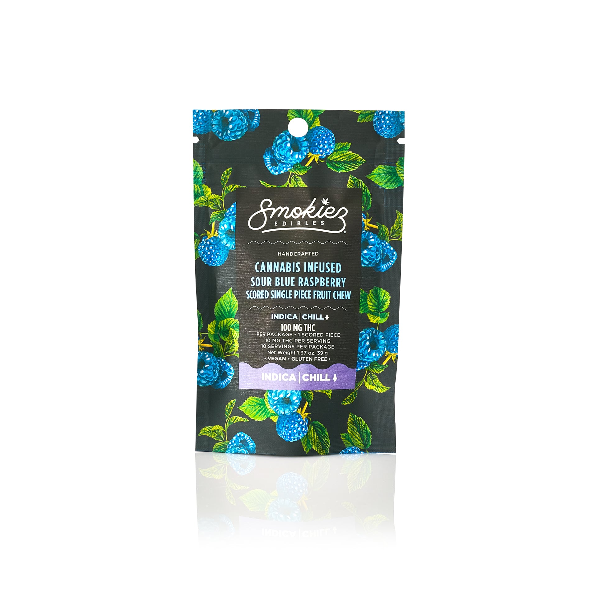 Sour Blue Raspberry - Indica [1pk] (100mg)