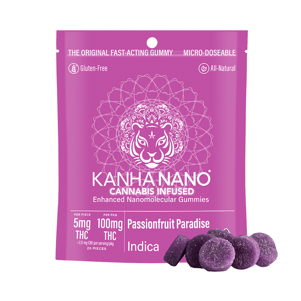 Passionfruit Paradise Indica [20pk] (100mg) KANHA FastActing
