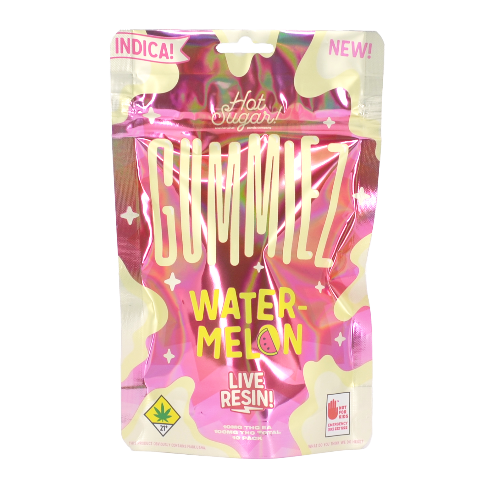 Watermelon Fruit Drops 100mg 10-pack