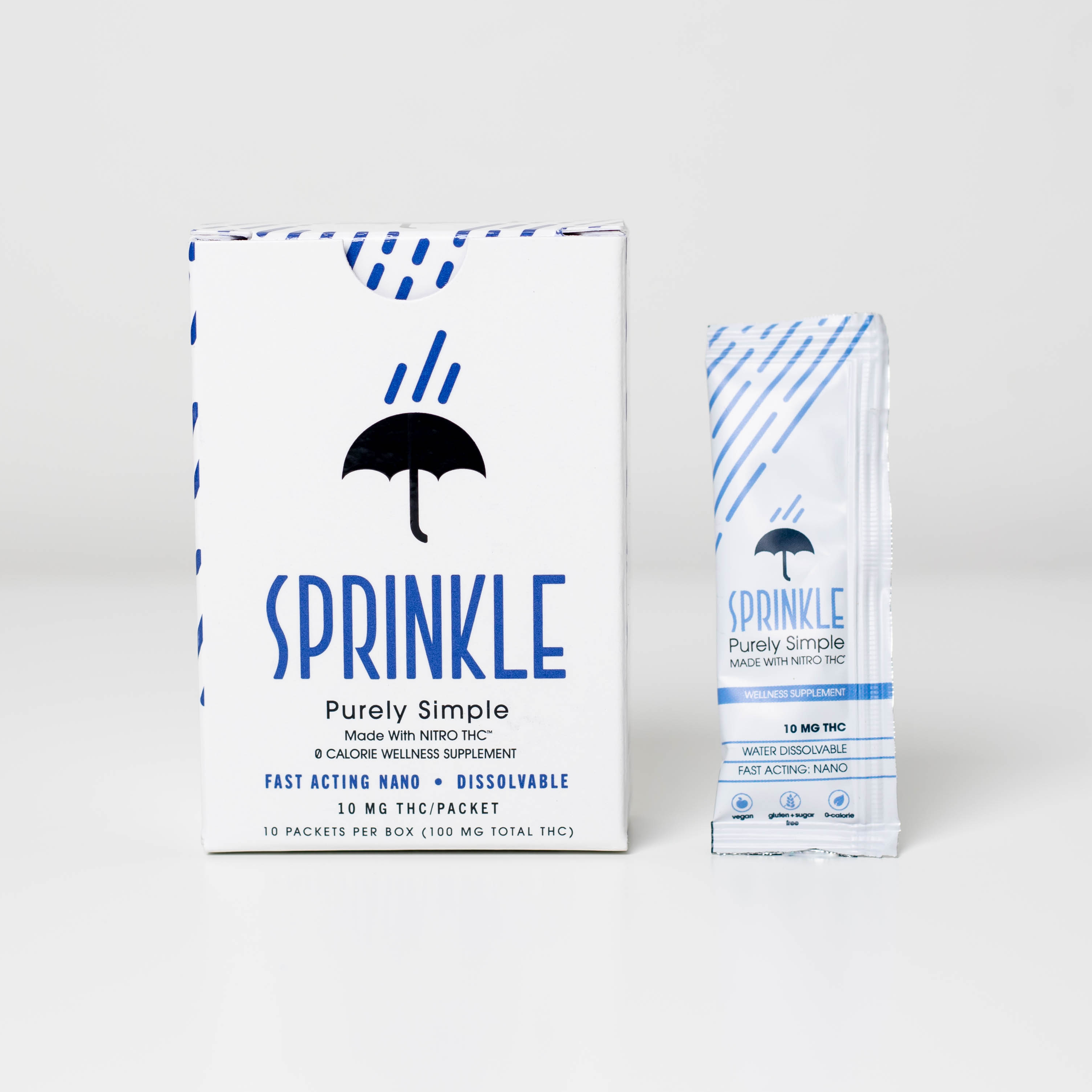 GO Simple Dissolvable 100mg THC Sprinkle Dissolvables Jane