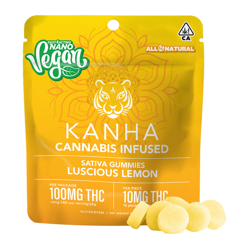 Luscious Lemon - Sativa [10pk] (100mg)