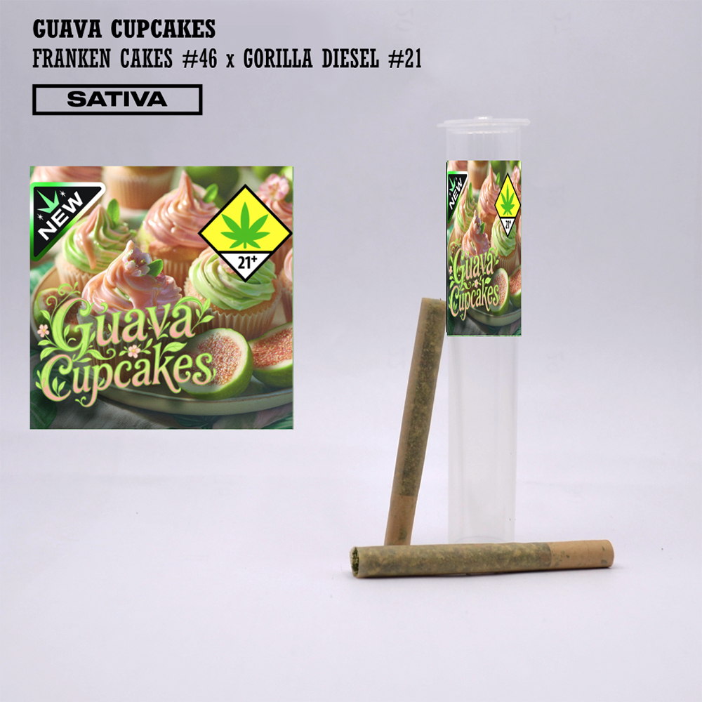 Guava Cupcakes [.5g]