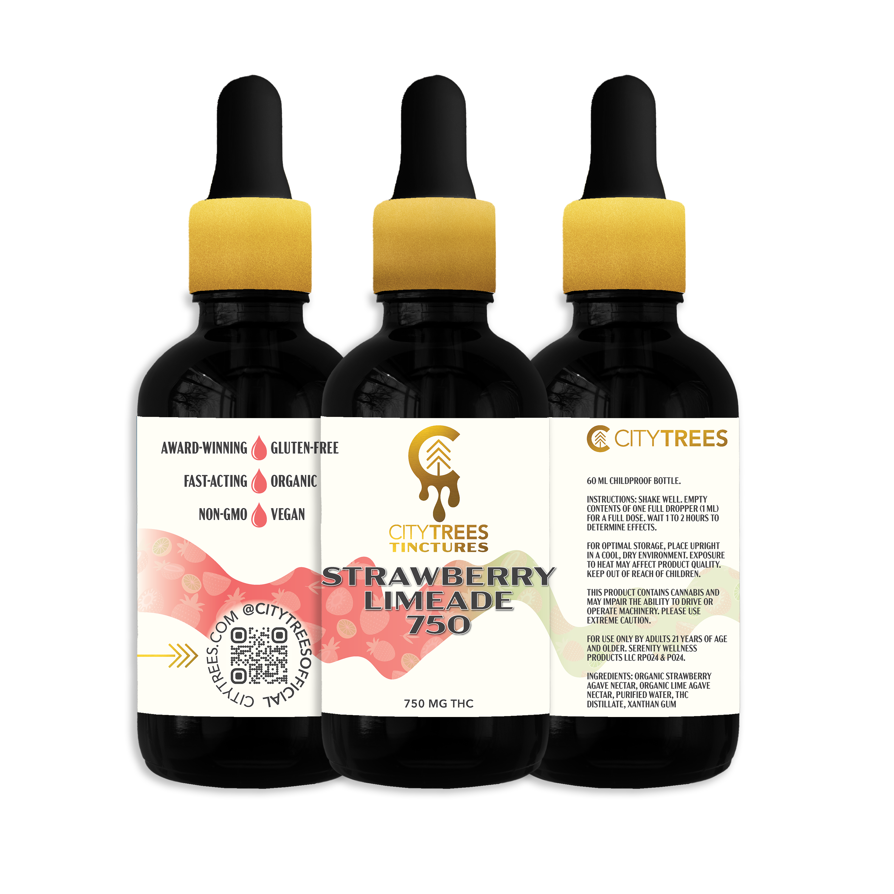 Strawberry Limeade (750mg)