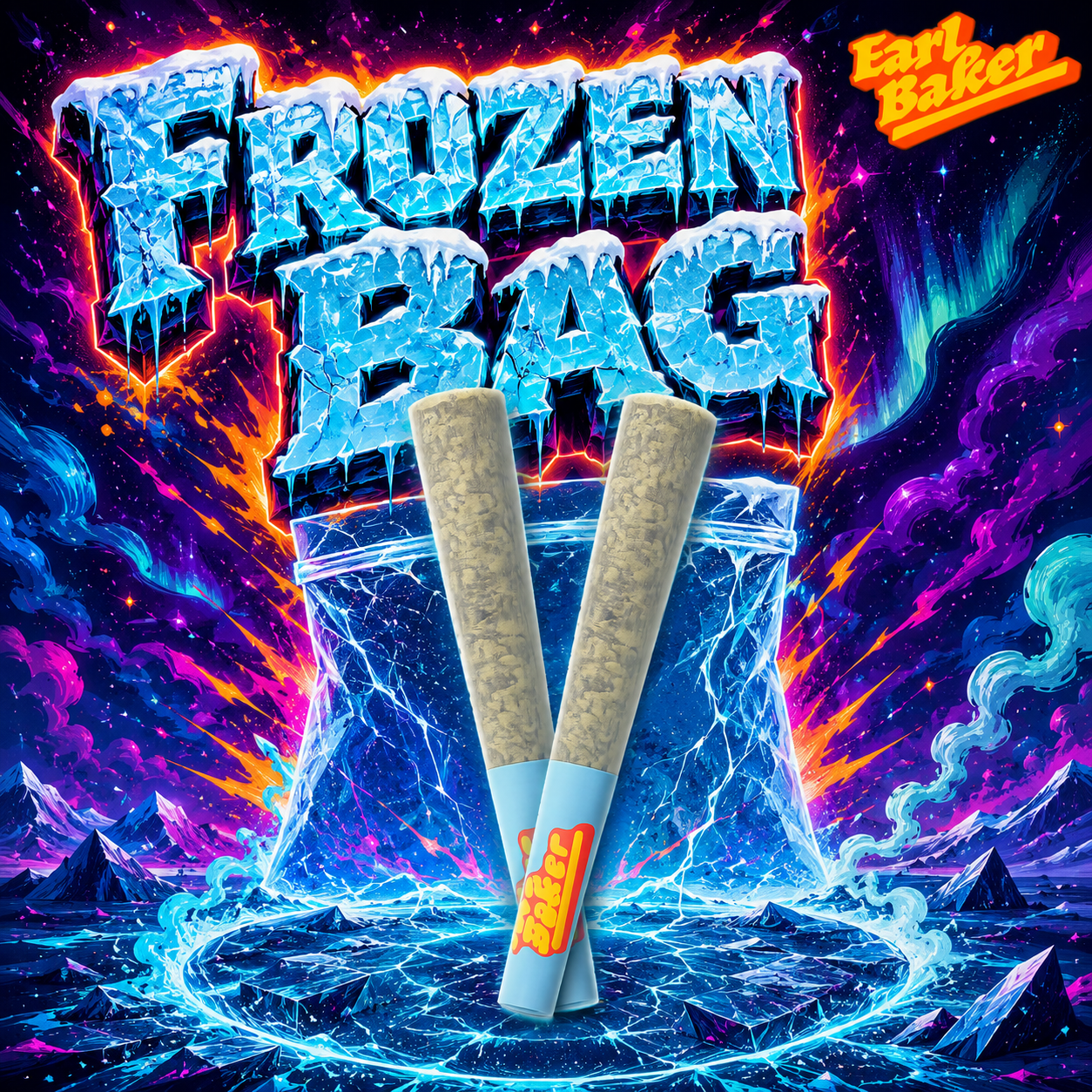 Earl Baker - Frozen Bag (I) 0.5g Pre-Rolls 2pk (1g) C0151000031
