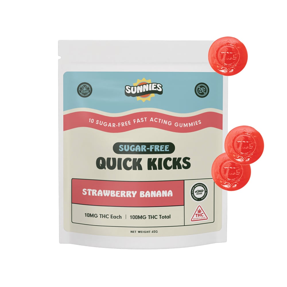 Strawberry Banana Sugar Free [10pk] (100mg)