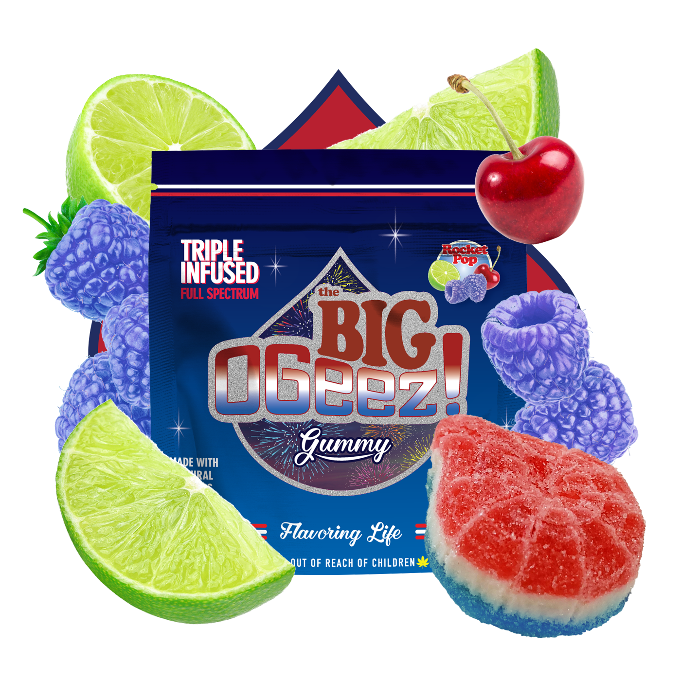 Big Triple Infused - Rocket Pop [1pk] (100mg)