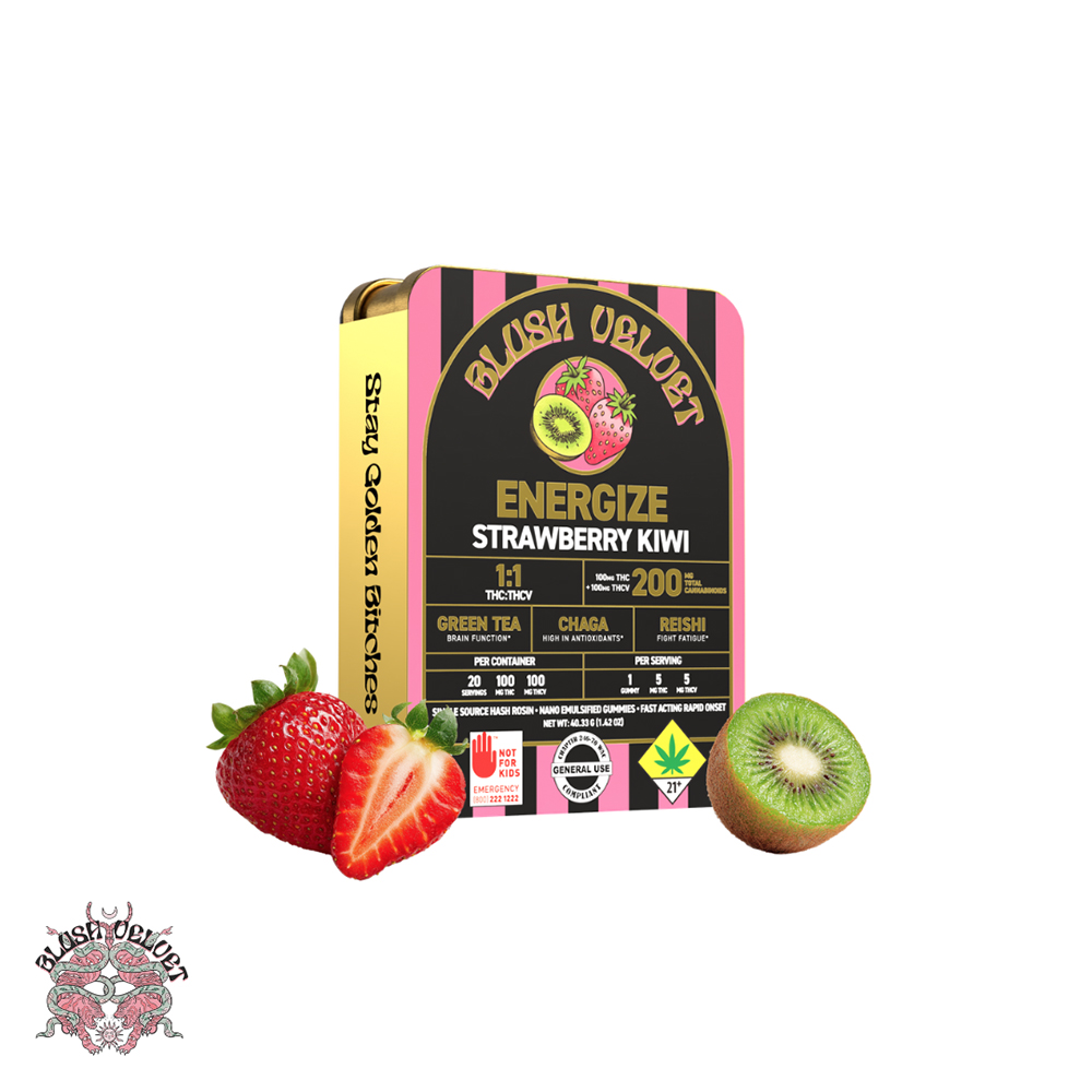 Strawberry Kiwi [20pk] (100mg THC/100mg THCV)