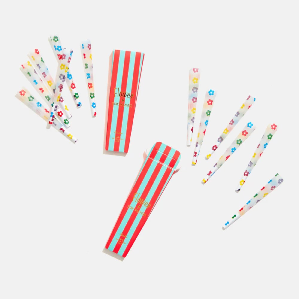 Signature Flower Pre-Roll Cones in Rainbow [6pk]