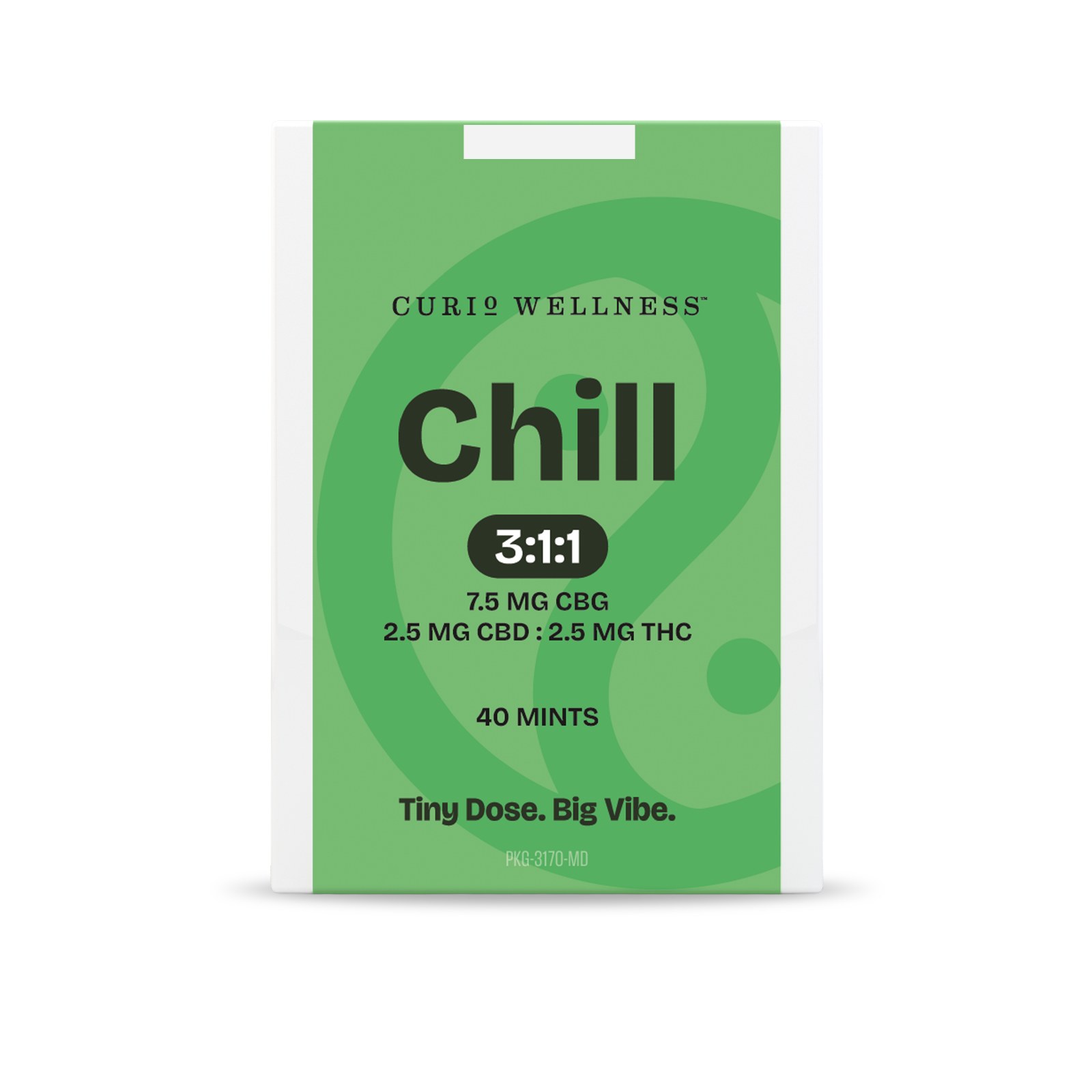 Chill | 3:1:1 | Microdose Mints [40pk] (300mg CBG/100mg CBD/100mg THC)