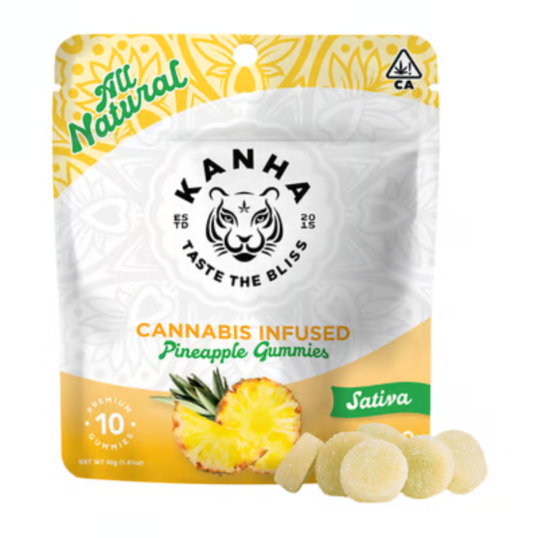 KANHA | Pineapple | Sativa | 100mg THC | 10-pack