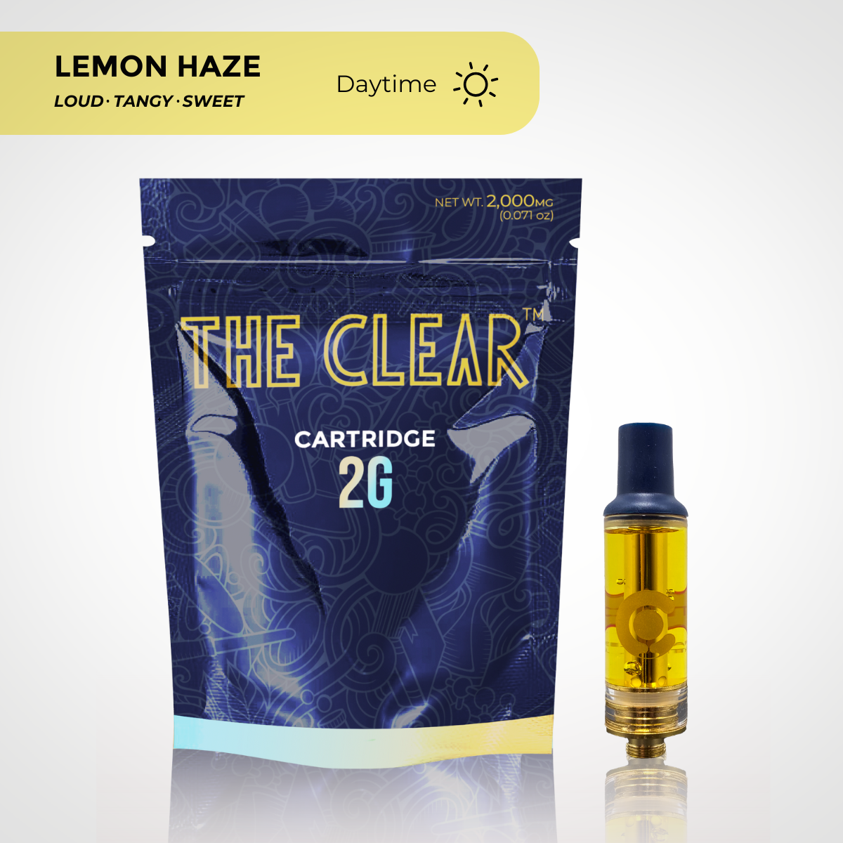 The Clear Original Cartridge 2000mg | Lemon Haze