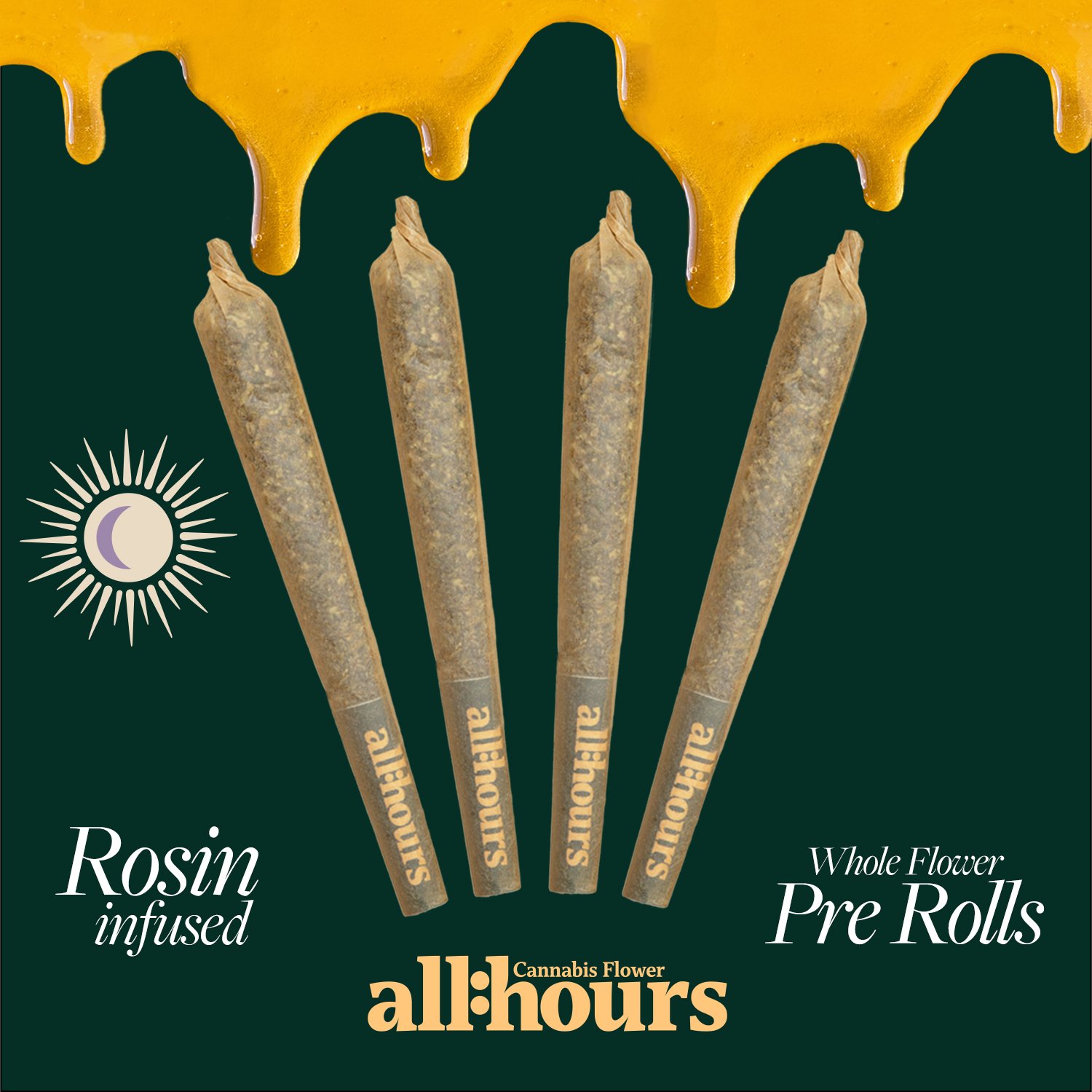 all:hours - Hash Burger (I) Rosin Roll Shorties 4pk (1.6g) C0040001545 all:hours - Hash Burger (I) Rosin Roll Shorties 4pk (1.6g) C0040001545
