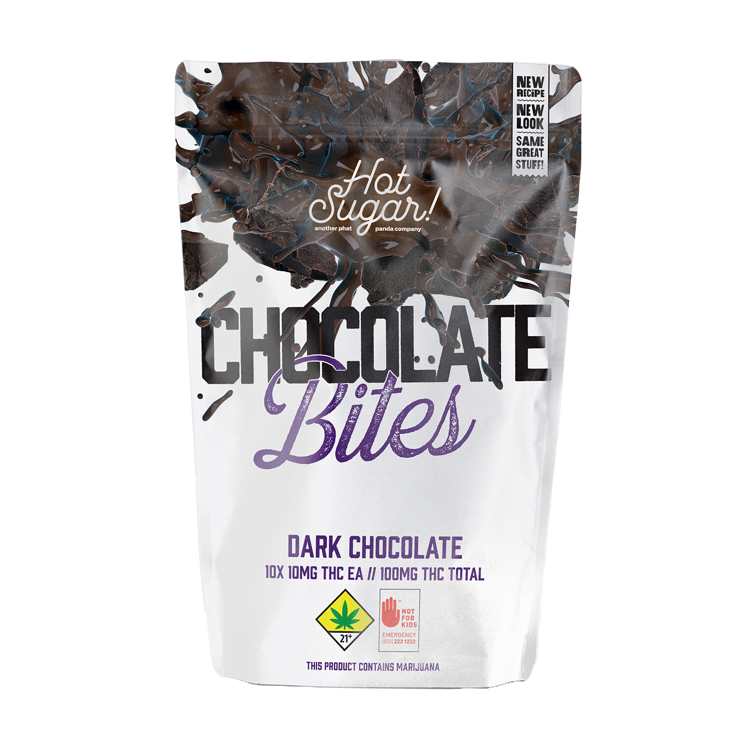 Mint Dark Chocolate 100mg 10-pack