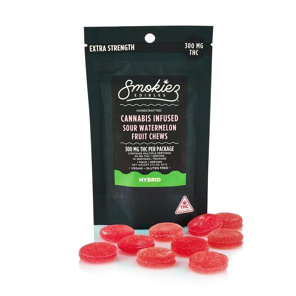 Sour Watermelon - Hybrid [10pk] (300mg)