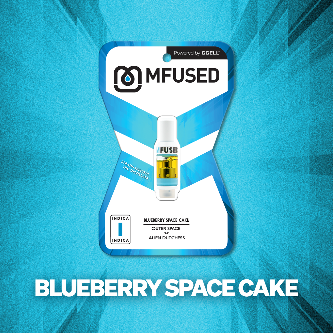 Blueberry Space Cake MFUSED Strain Specific Distillate Tank Jane