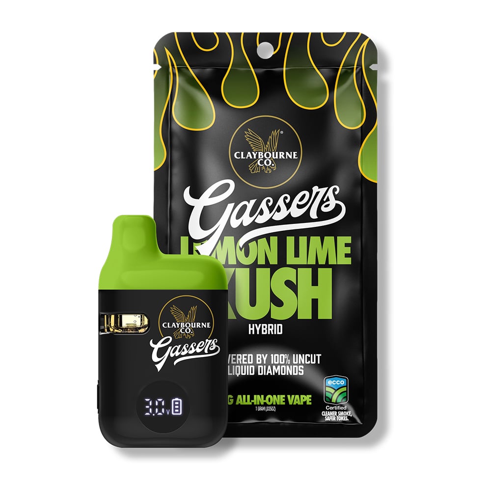 Lemon Lime Kush  (1g) - Gassers All-In-One Liquid Diamonds Vape