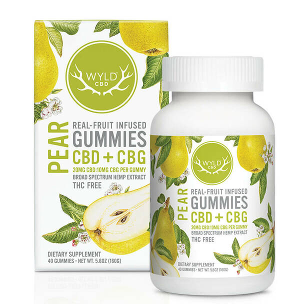 Pear 1 1 CBG Hybrid Enhanced Gummies 40pk 1000mg WYLD Gummies Pear 1 1 CBG Hybrid Enhanced Gummies 40pk 1000mg WYLD Gummies