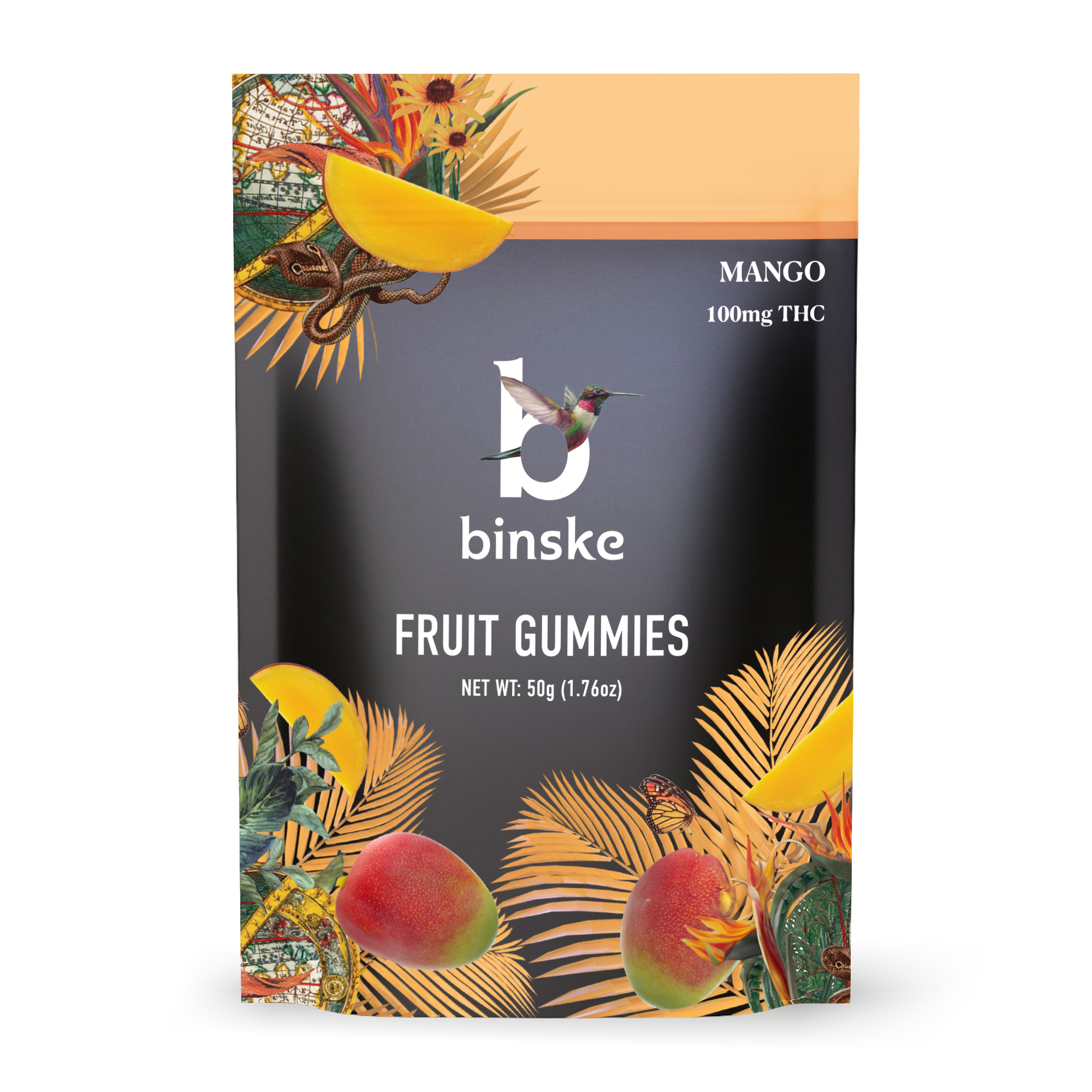 Mango Fruit Gummy 100mg 10-pack