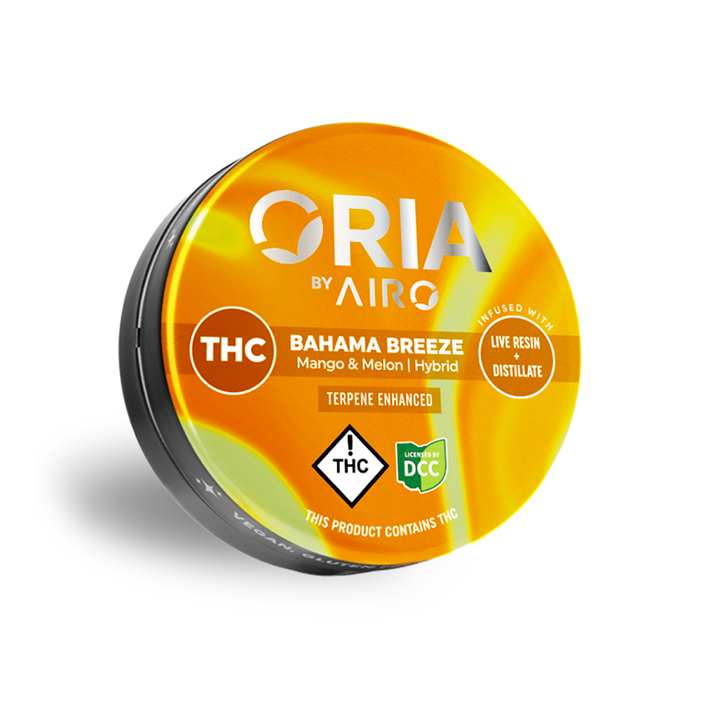 Airo Oria - Bahama Breeze - Live Resin Gummies - 100mg - 10pk - Hybrid