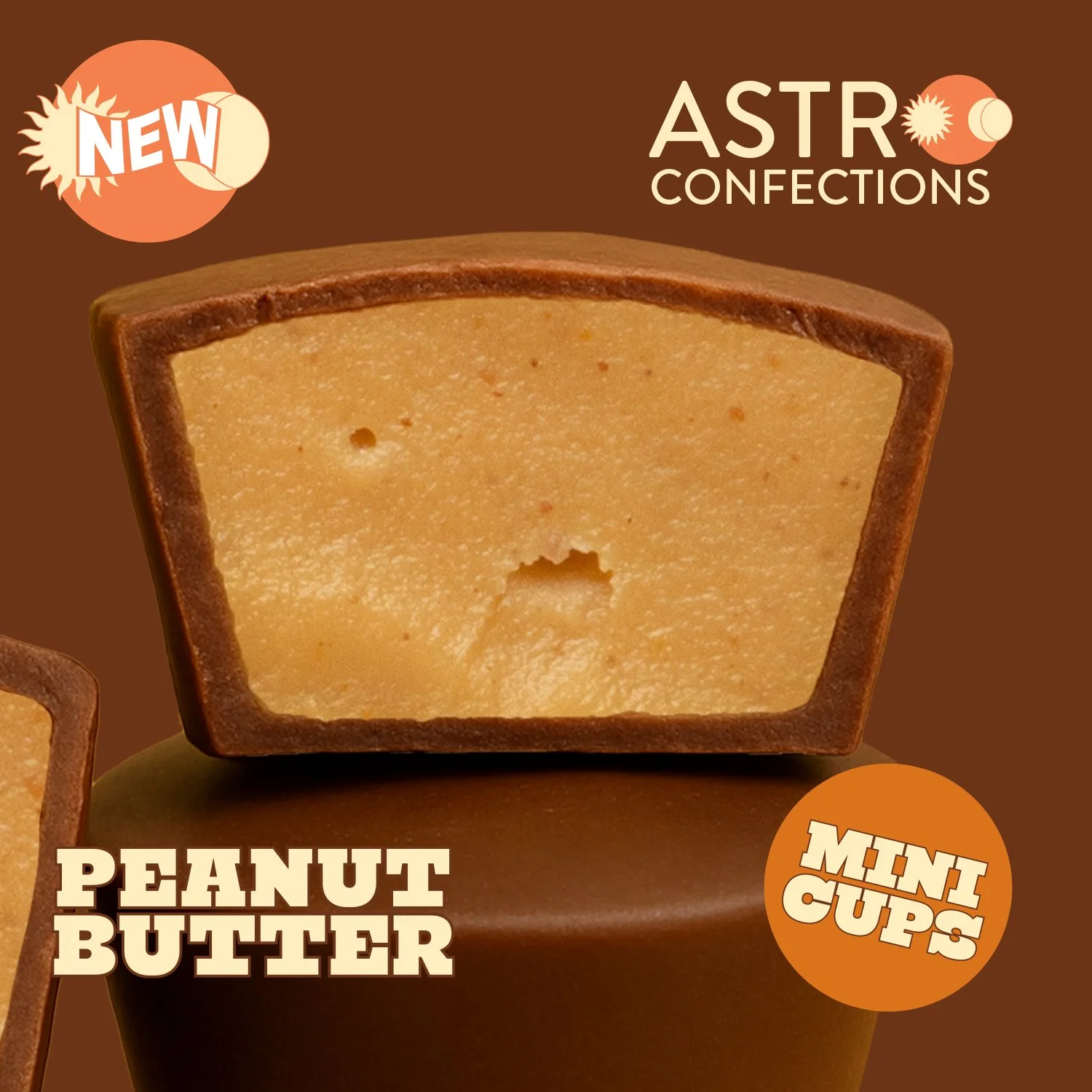 Astro Confections - PB (H) Milk Chocolate Cups (4.9mg 10pk) C0130000342