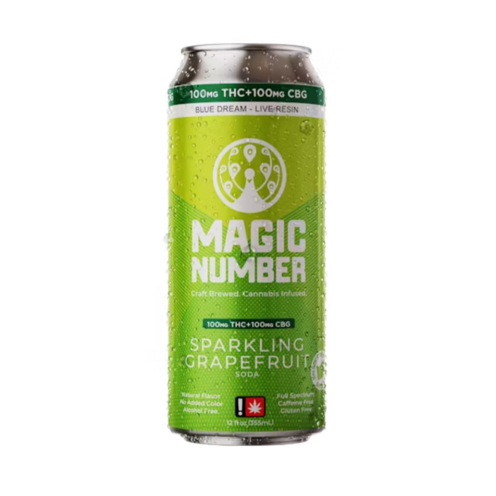 1:1 Grapefruit Seltzer [12Oz] (100mgTHC/100mgCBG)