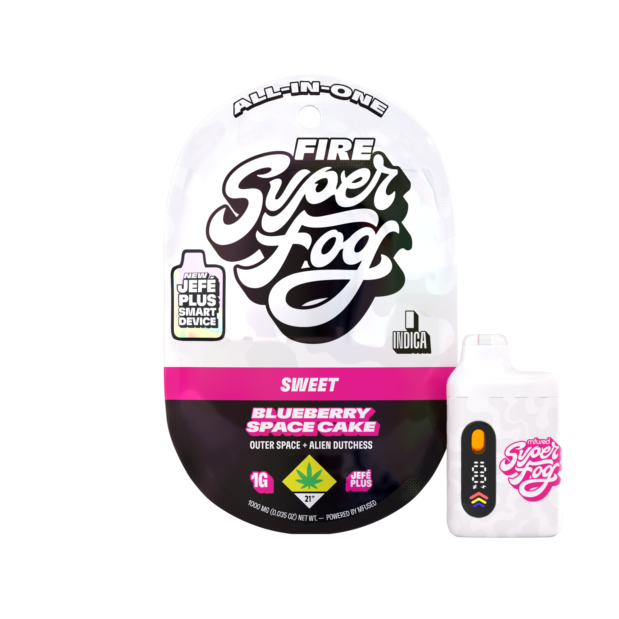 Blueberry Space Cake [1000mg]