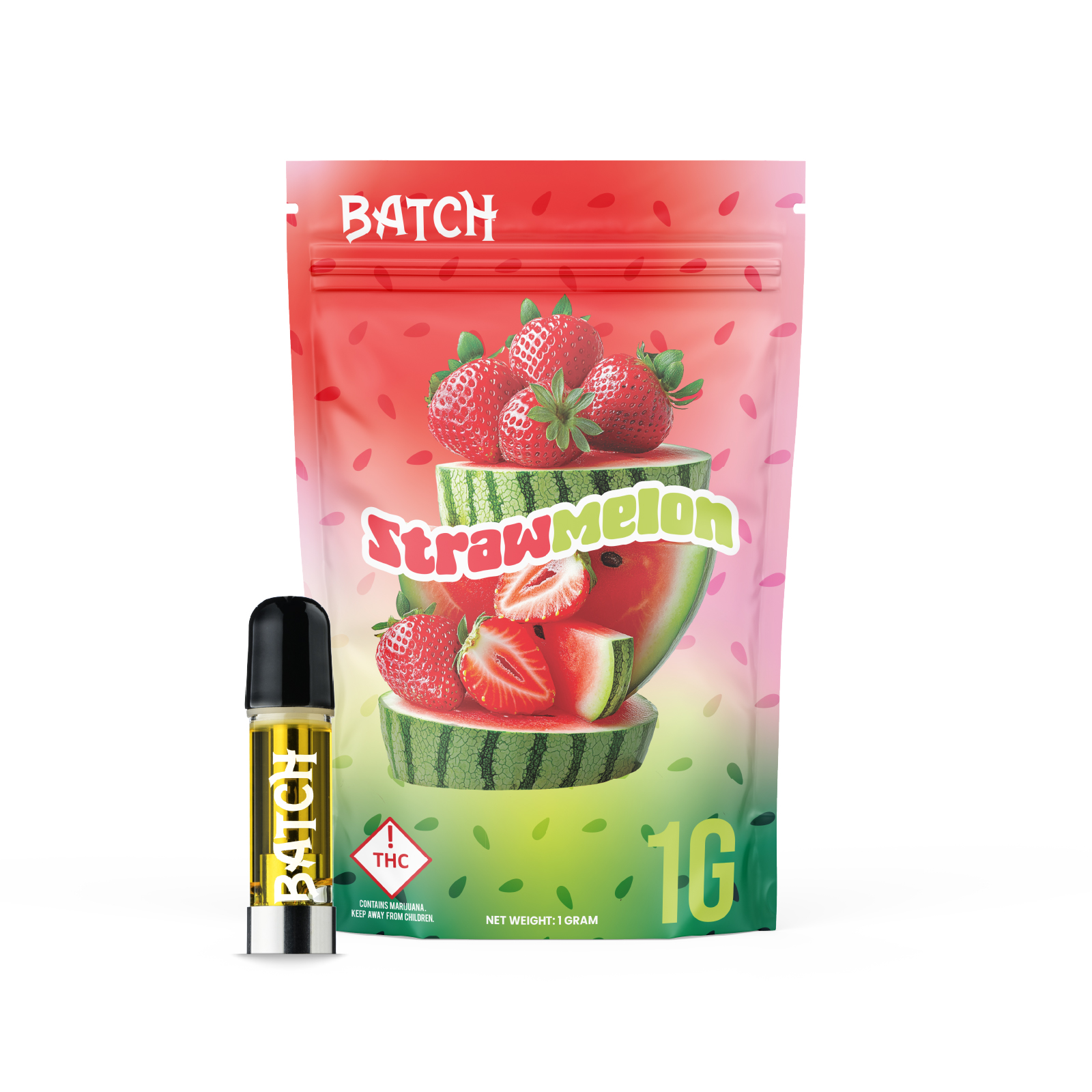Batch | Cartridges | Flavors StrawMelon | 1 g