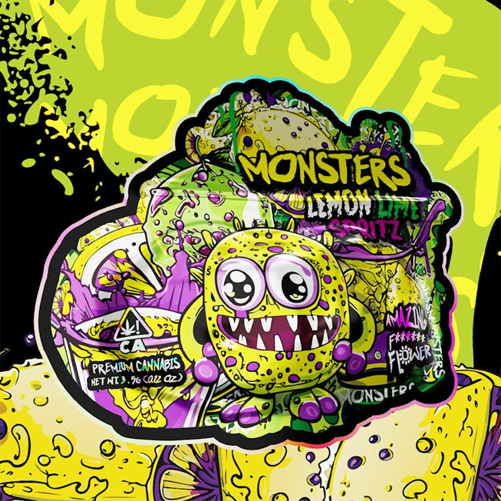 Lemon Lime Spritz | Monsters | Cannabis Strain - Purple Lotus
