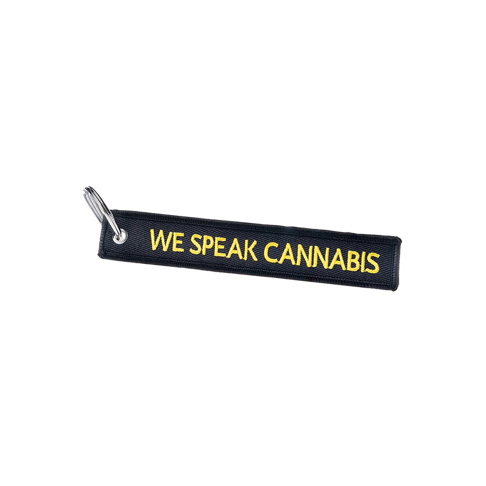 Keychain We Speak Cannabis