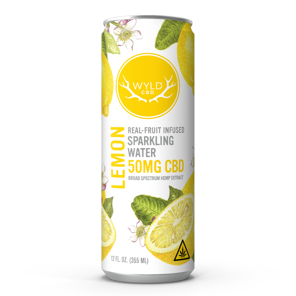50mg Lemon CBD Sparkling Water